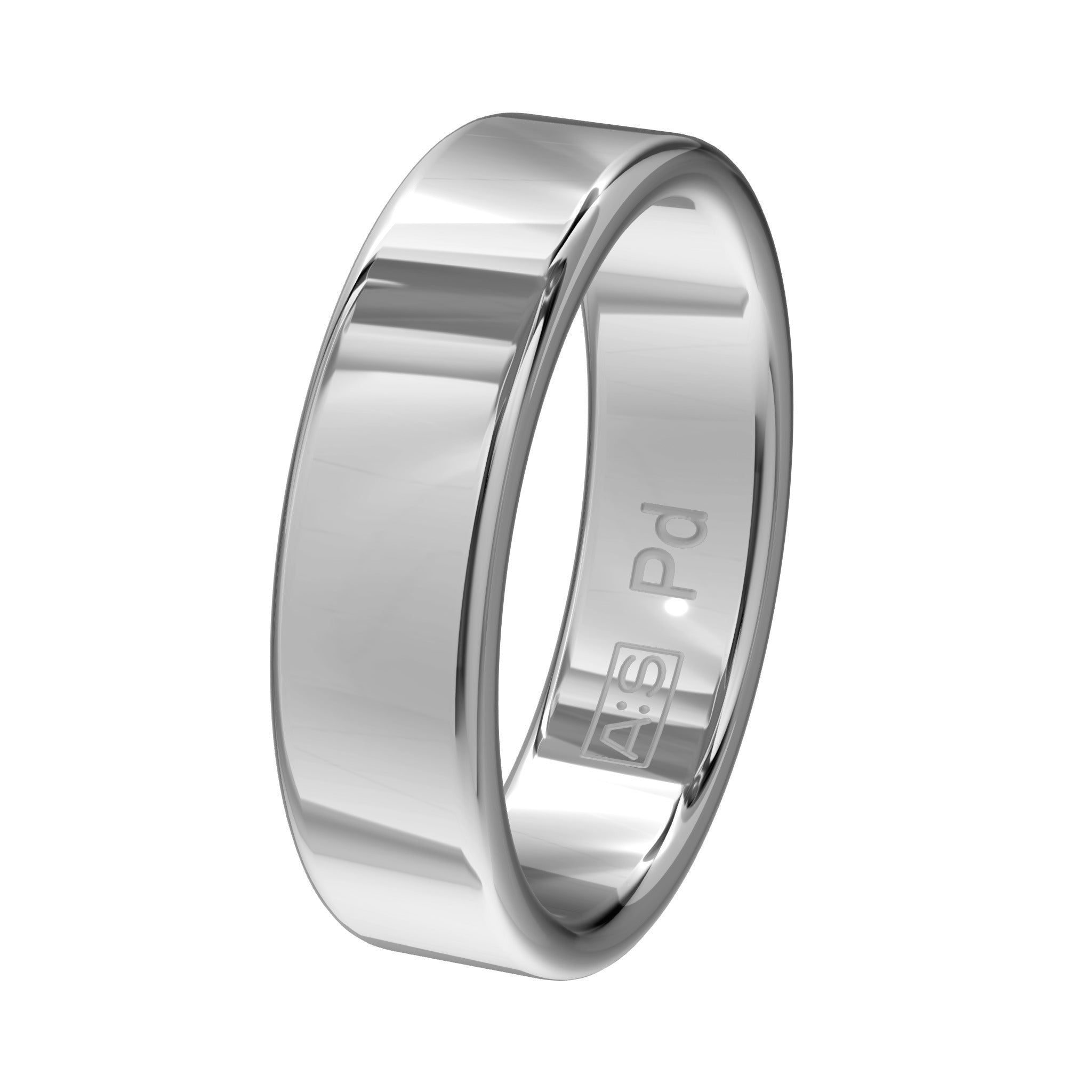Aller Spanninga Trouwring 102 Palladium 585