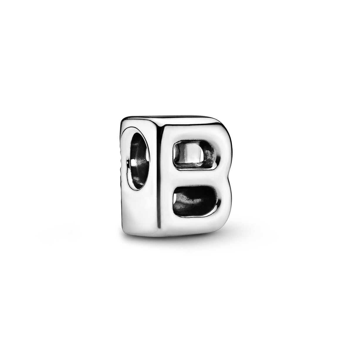 Pandora Letter B Alfabetbedel zilver