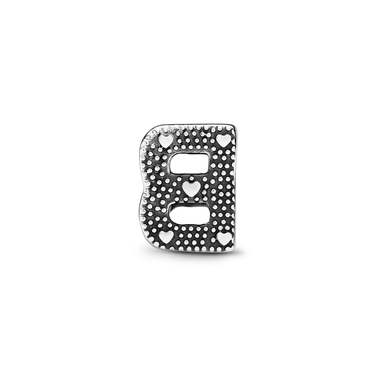 Pandora Letter B Alfabetbedel zilver 797456