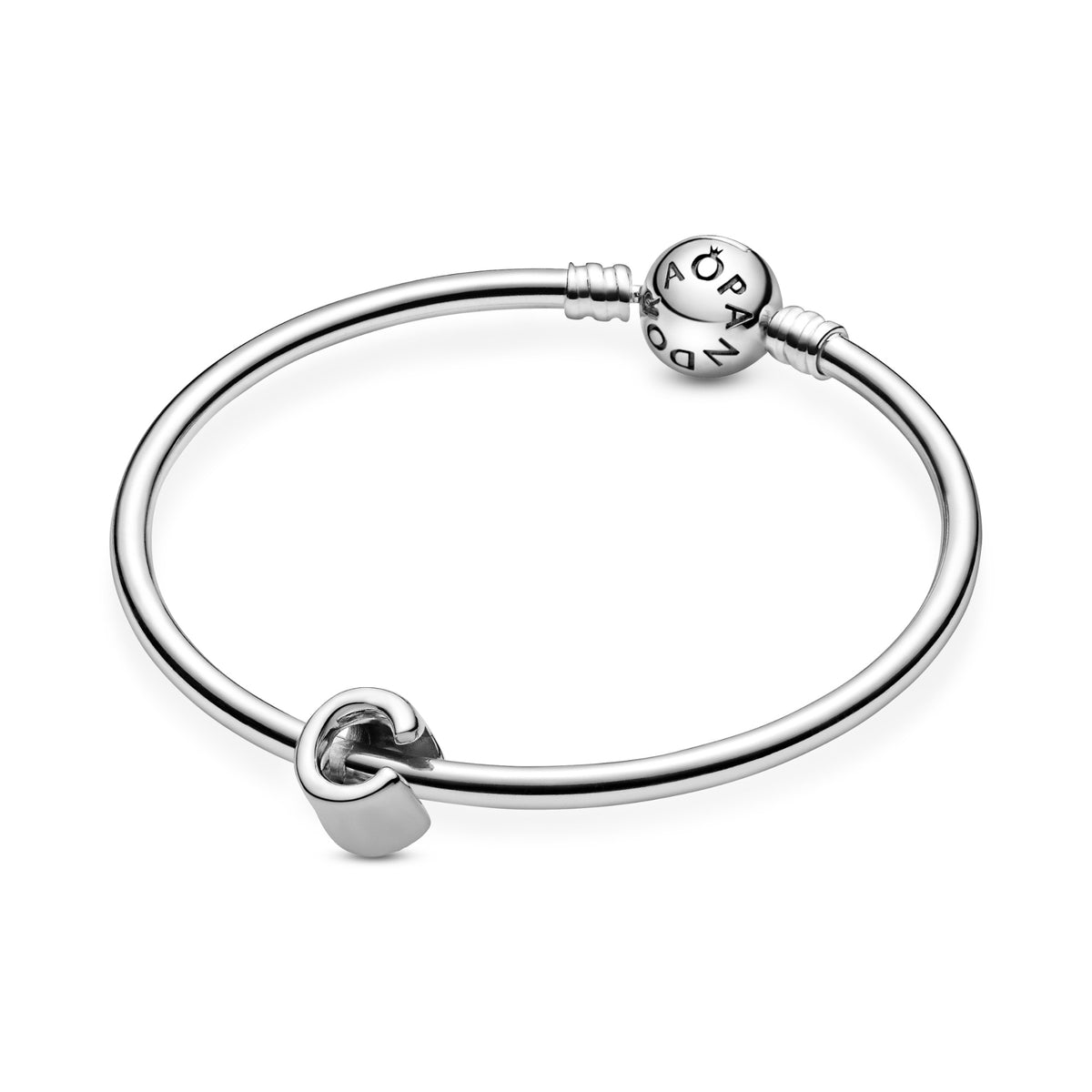 Pandora Letter C Alfabetbedel zilver 797457