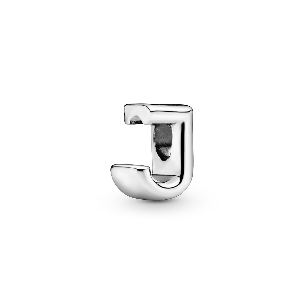 Pandora Letter J Alfabetbedel zilver