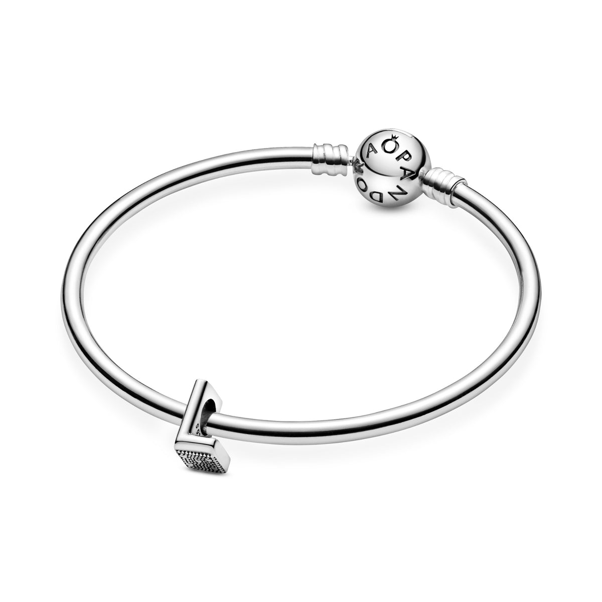 Pandora Letter L Alfabetbedel zilver 797466