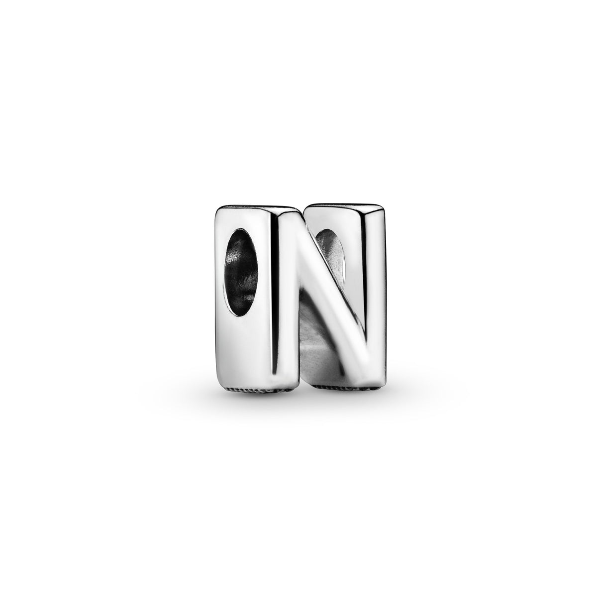 Pandora Letter N Alfabetbedel zilver