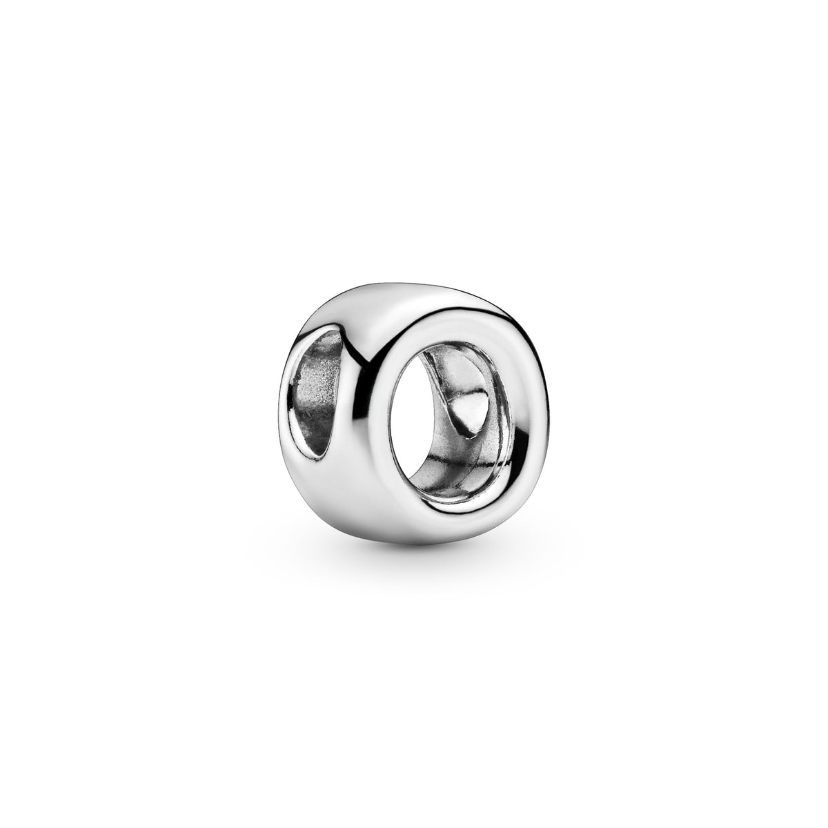 Pandora Letter O Alfabetbedel zilver