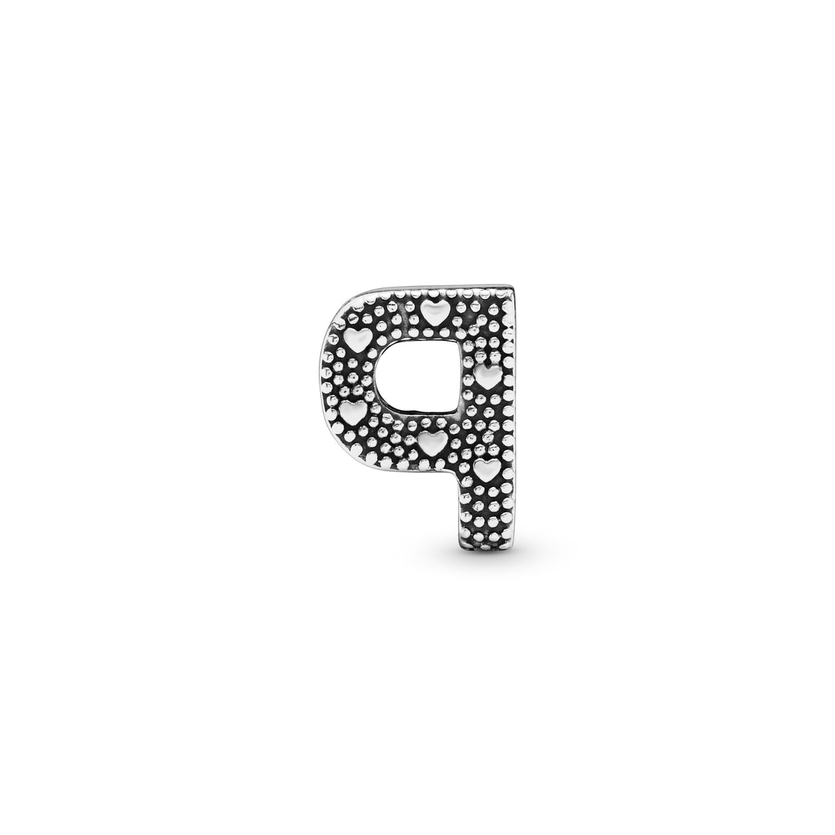 Pandora Letter P Alfabetbedel zilver 797470