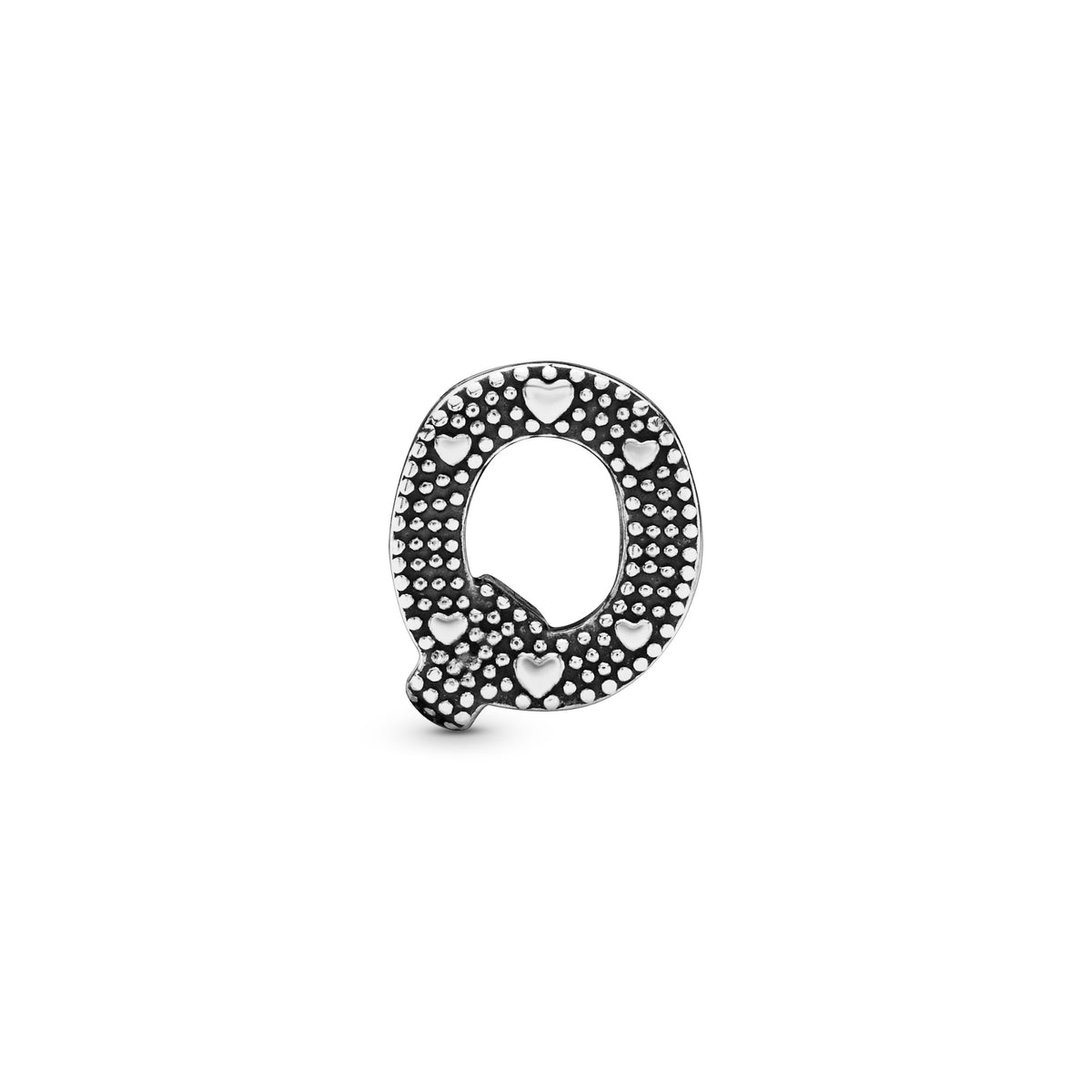 Pandora Letter Q Alfabetbedel zilver 797471