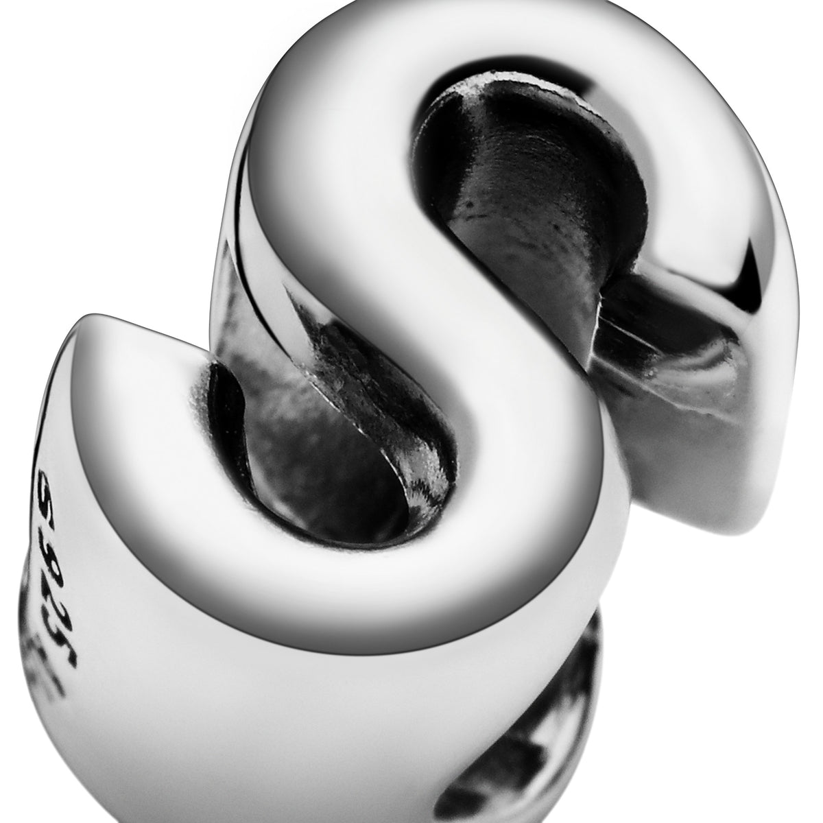 Pandora Letter S Alfabetbedel zilver 797473