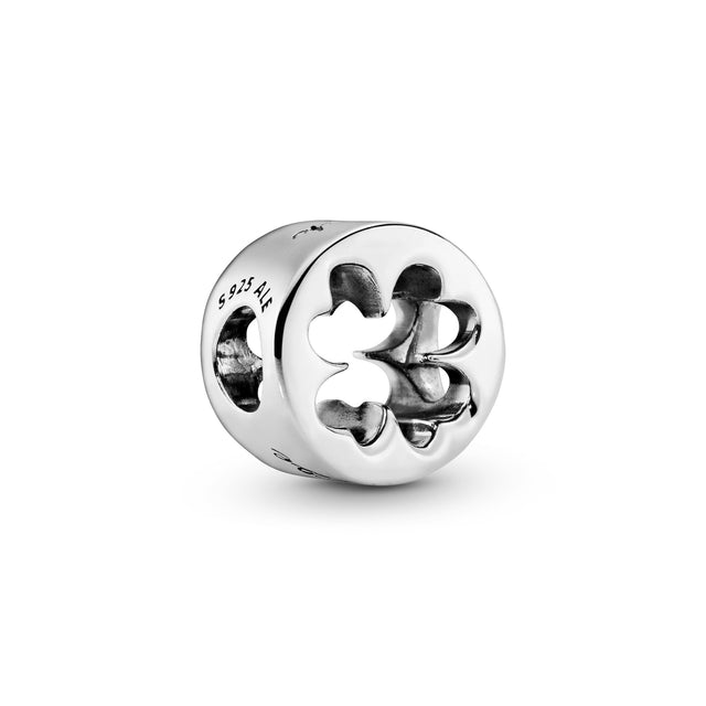 Pandora Geluk & Moed Klavertjevier Bedel zilver 797868