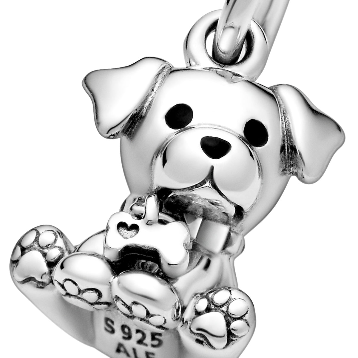 Pandora Labrador Puppy Dog Hangende Bedel zilver 798009EN16