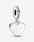Pandora 798761C01 bedel Engravable Heart Tag Dangle Charm