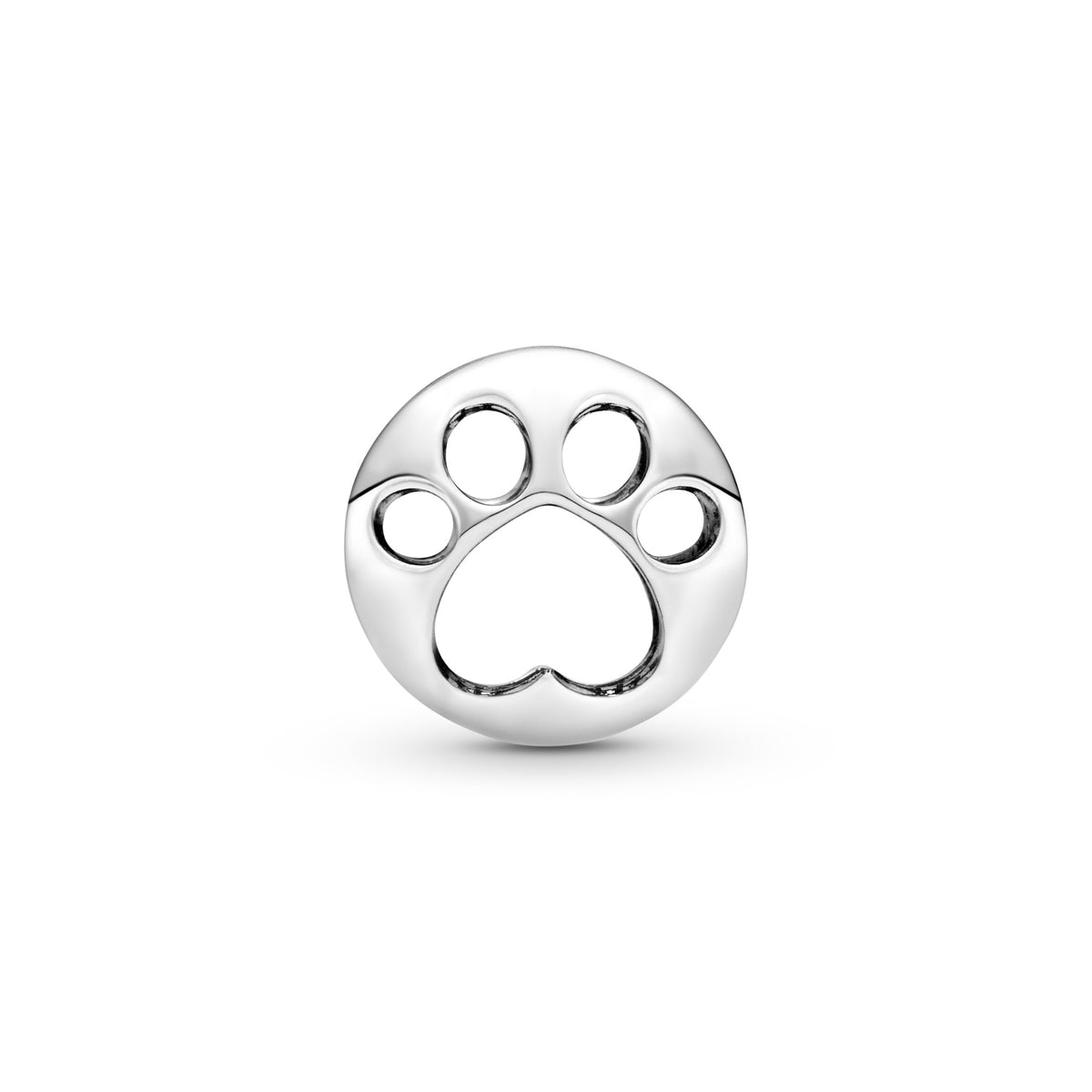Pandora Opengewerkte Pootafdruk Bedel zilver 798869C00