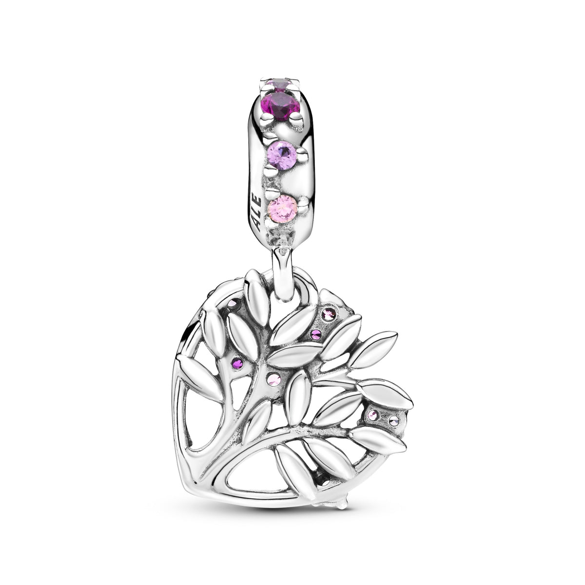 Pandora Pink Heart Bedel zilver 799153C01