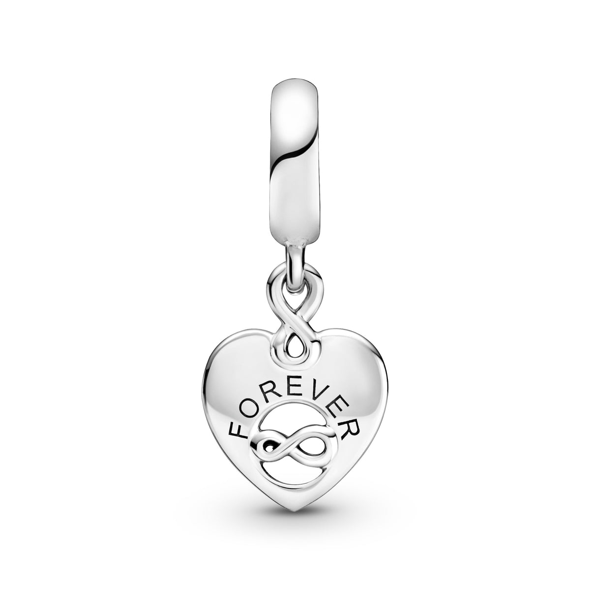 Pandora Hangende Bedel Vrienden Voor Altijd Hart zilver 799294C01