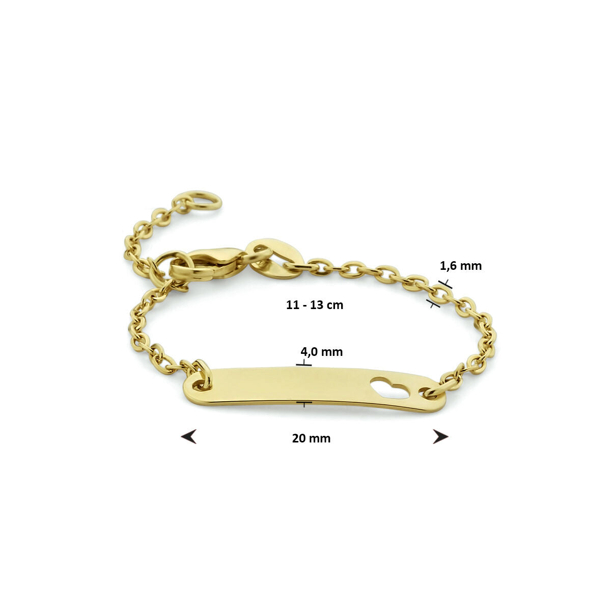 Fantasy Collection 9K Geelgouden Armband voor Kinderen 8000129