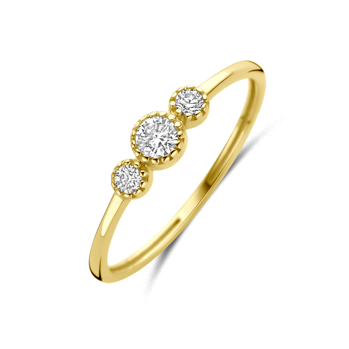 Fantasy Collection 9K ring zirkonia 9K geelgoud