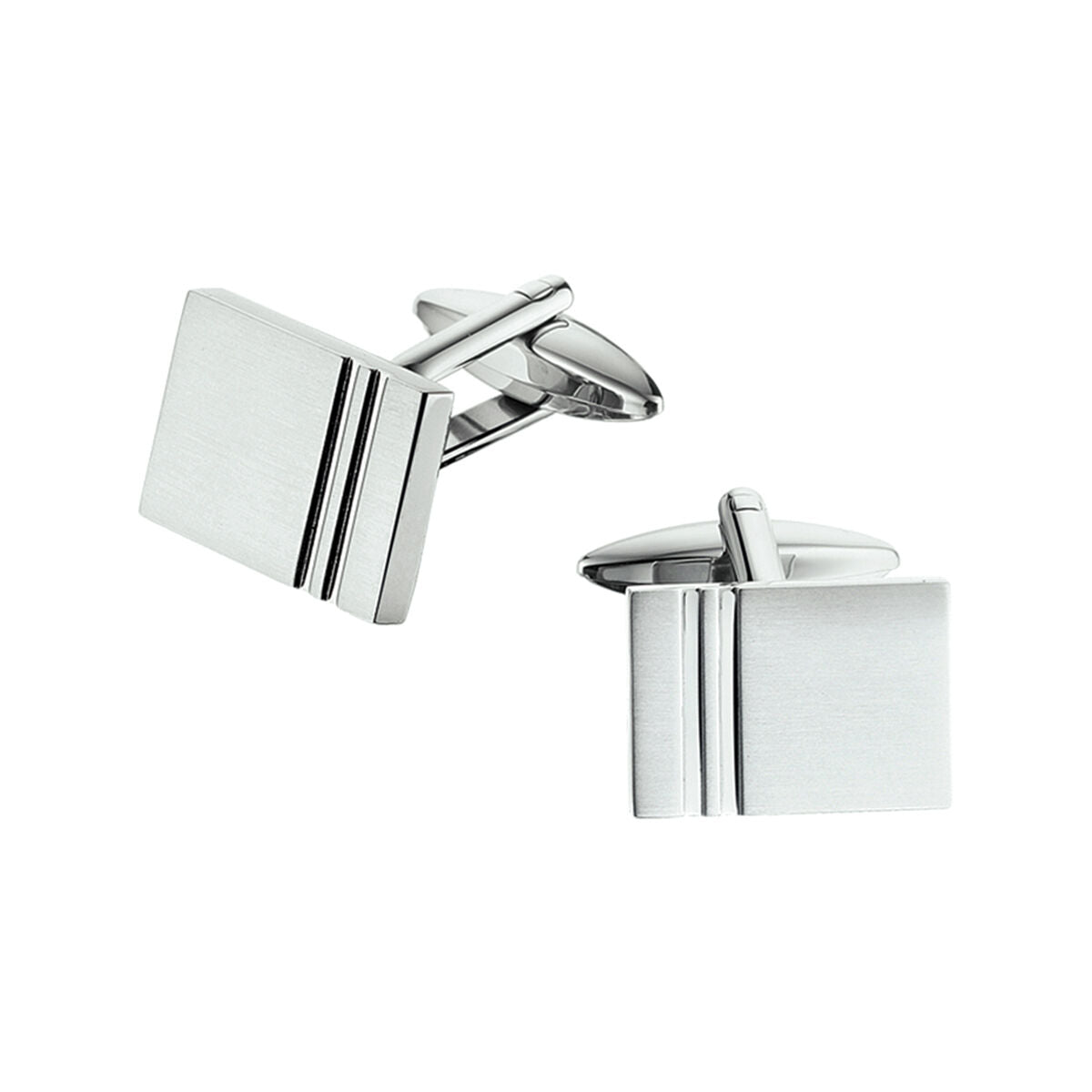 Fantasy Collection Stalen Manchetknopen voor Heren 6505515