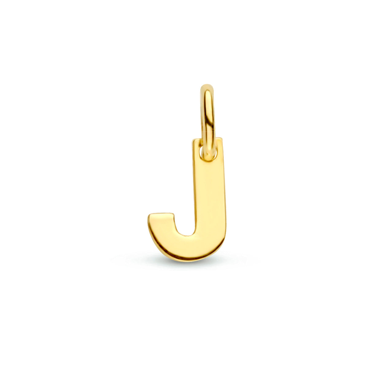 Hanger letter J 9K geelgoud #Letter_J