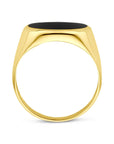 14K Geelgouden Ring Onyx 4033483