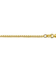 9K Geelgoud Collier Venetiaans 1,3 mm 8000156