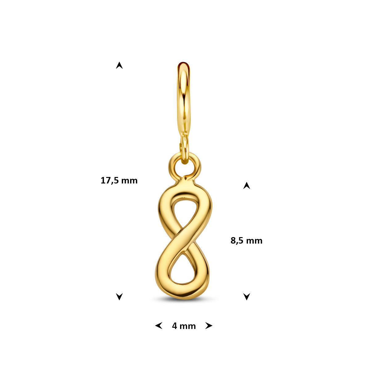 Fantasy Collection Slotbedel infinity 9K geelgoud 8,5 mm - afbeelding 4