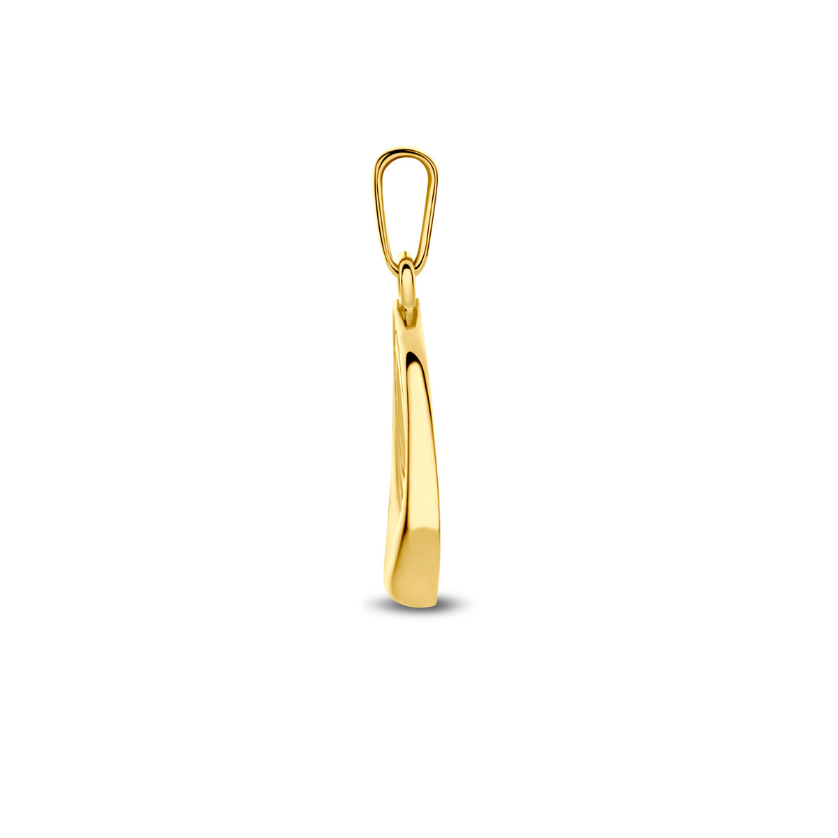 Fantasy Collection Hanger druppel zirkonia 9K geelgoud 14 mm - afbeelding 3