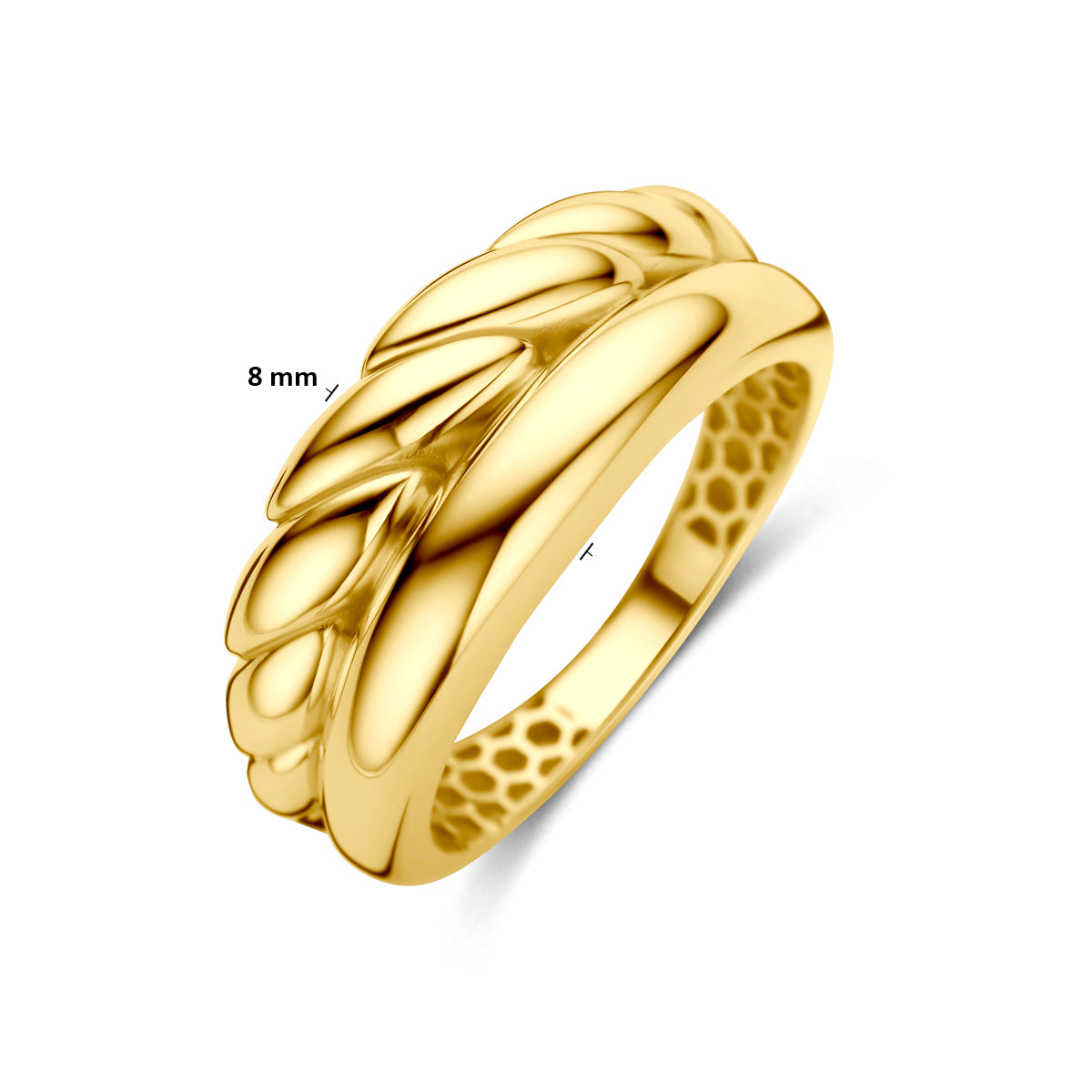 Ring 9K geelgoud 8 mm