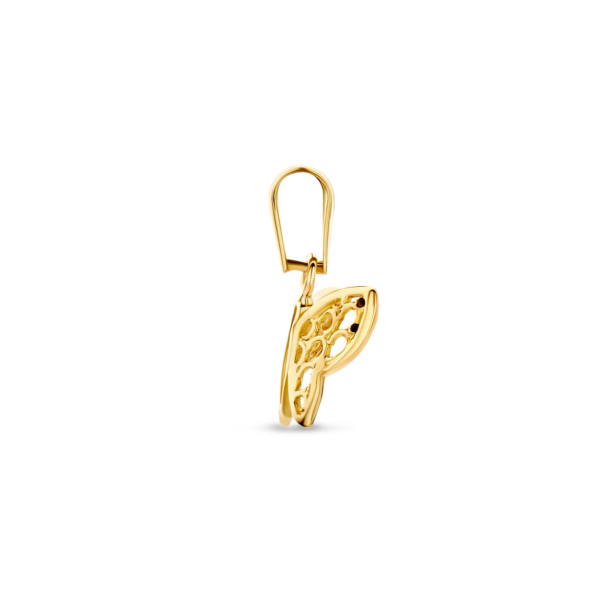Fantasy Collection Hanger vlinder poli/mat 9K geelgoud 10,5 mm - afbeelding 3