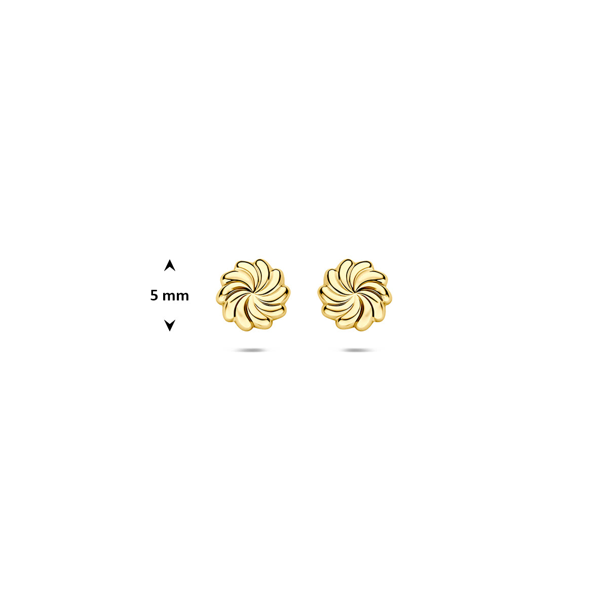 Oorknoppen 9K geelgoud