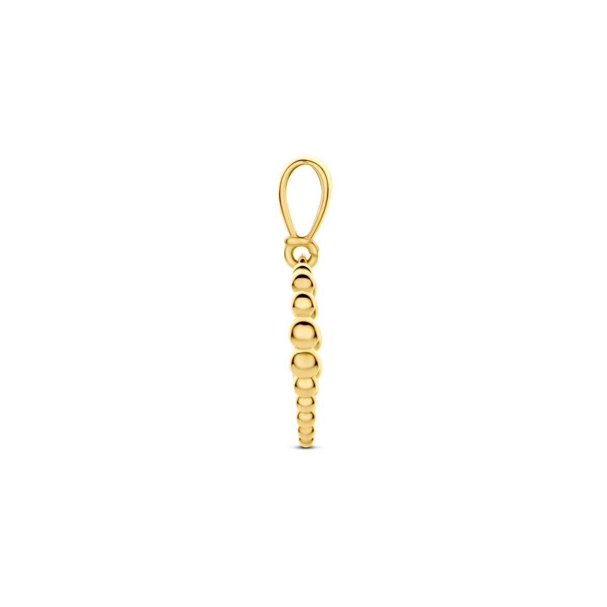 Fantasy Collection Hanger hartje bolletjes 9K geelgoud 11,5 mm - afbeelding 3