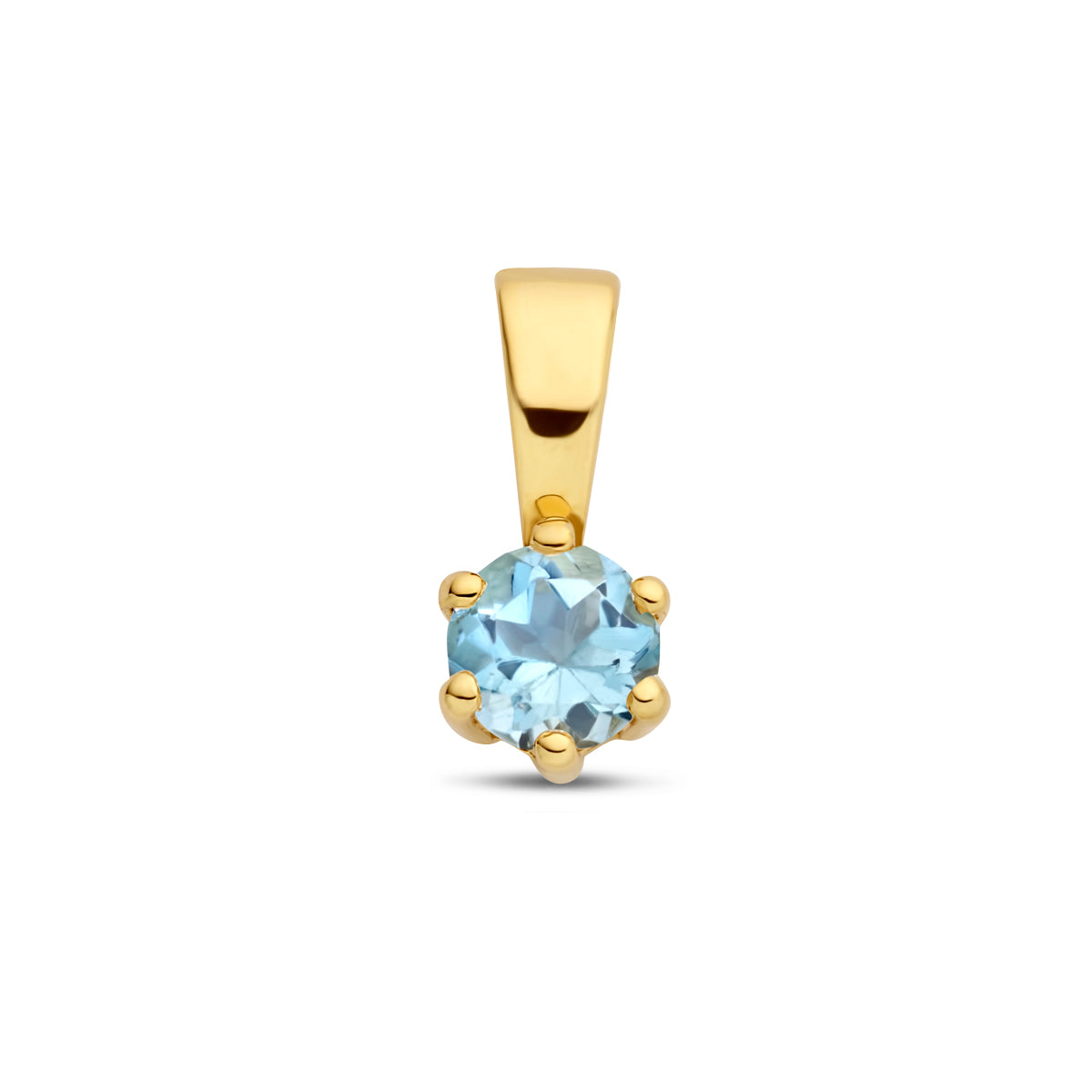Fantasy Collection Hanger met geboortesteen 9K geelgoud 9,5 mm - afbeelding 7