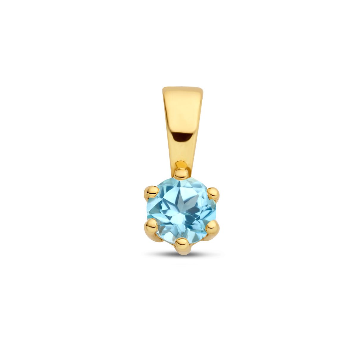 Fantasy Collection Hanger met geboortesteen 9K geelgoud 9,5 mm - afbeelding 34