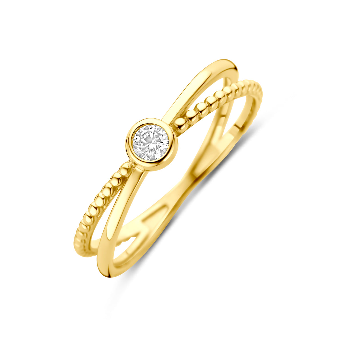 Fantasy Collection Ring zirkonia 9K geelgoud