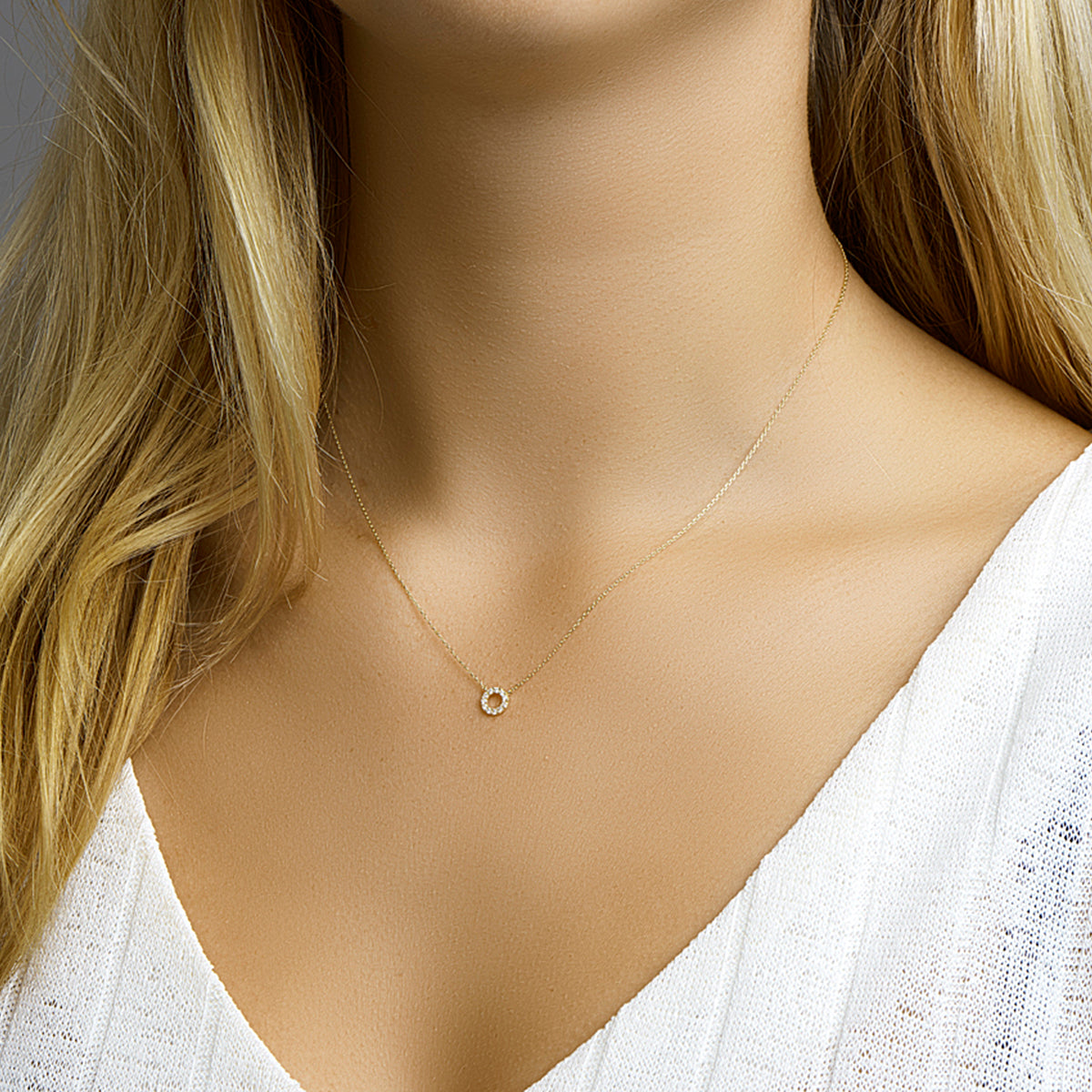 Fantasy Collection Collier zirkonia 9K geelgoud 40 - 42 - 44 cm - afbeelding 2