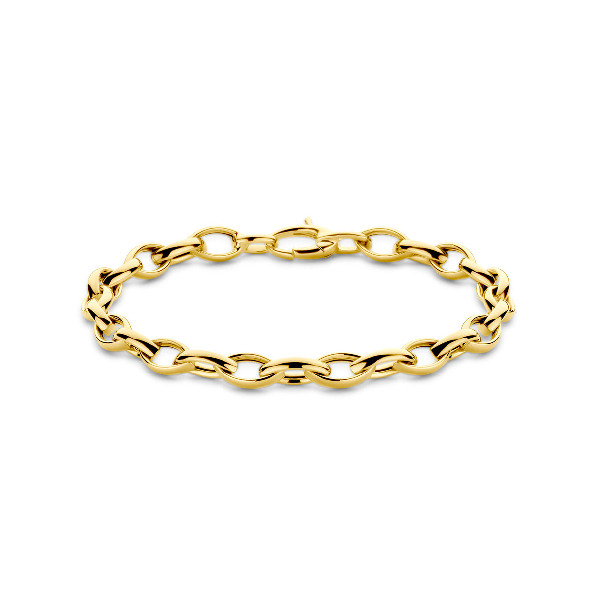 Fantasy Collection Armband 9K geelgoud 6 mm 19,5 cm
