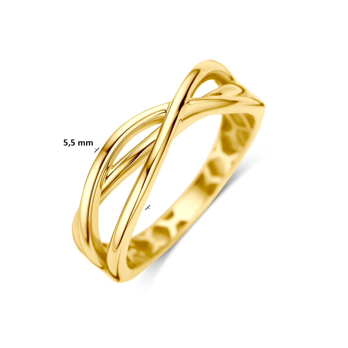 Ring 9K geelgoud 5.5 mm
