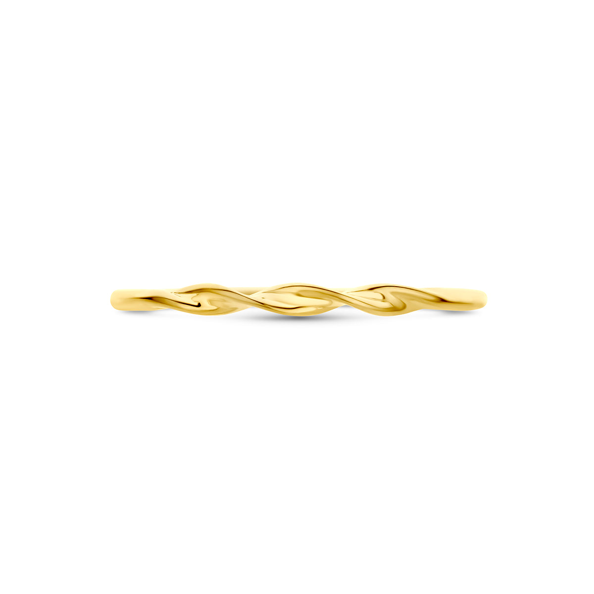 Ring gedraaid 9K geelgoud 1.7 mm