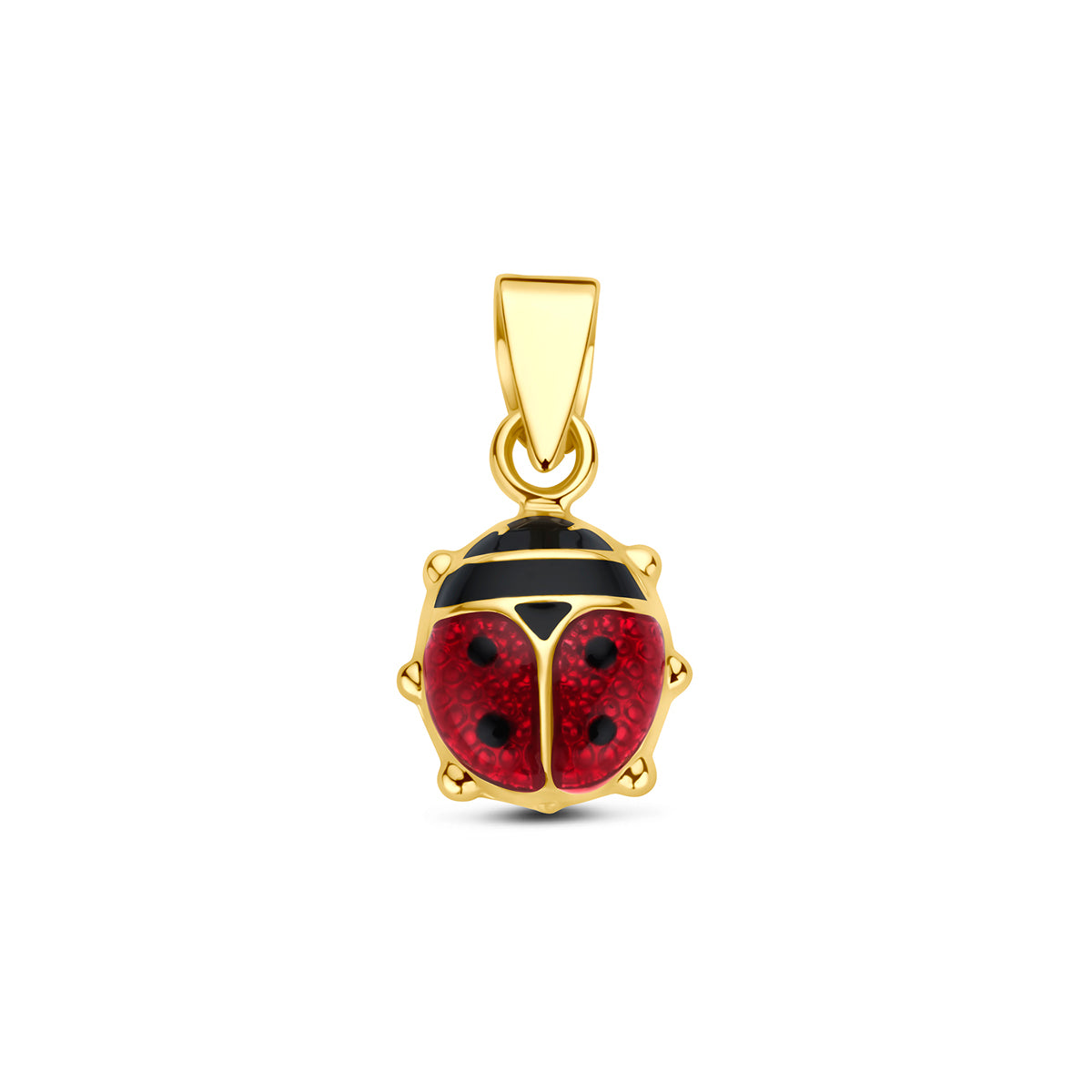 Fantasy Collection Hanger lieveheersbeestje 9K geelgoud 7 mm