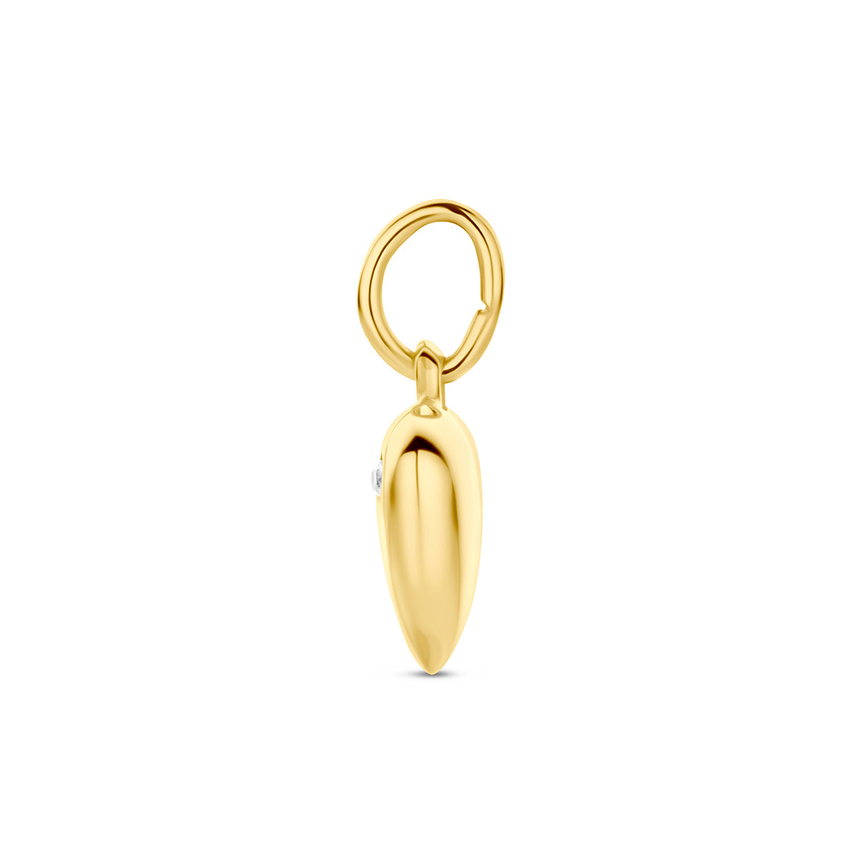 Fantasy Collection Hanger hart zirkonia 9K geelgoud 8 mm - afbeelding 3