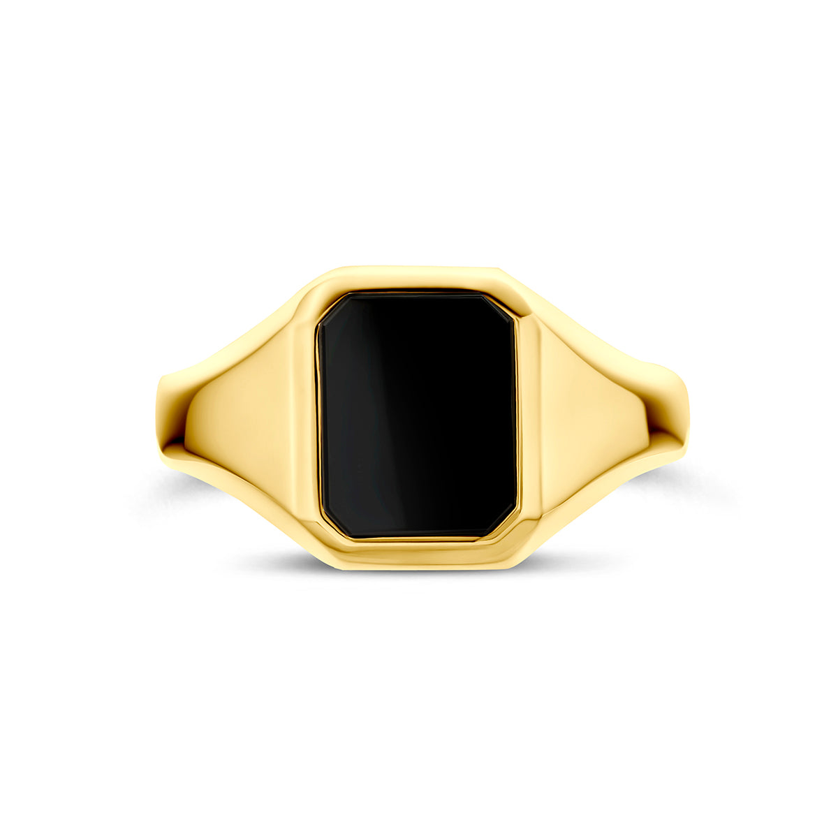 Fantasy Collection Zegelring onyx 9K geelgoud - afbeelding 4