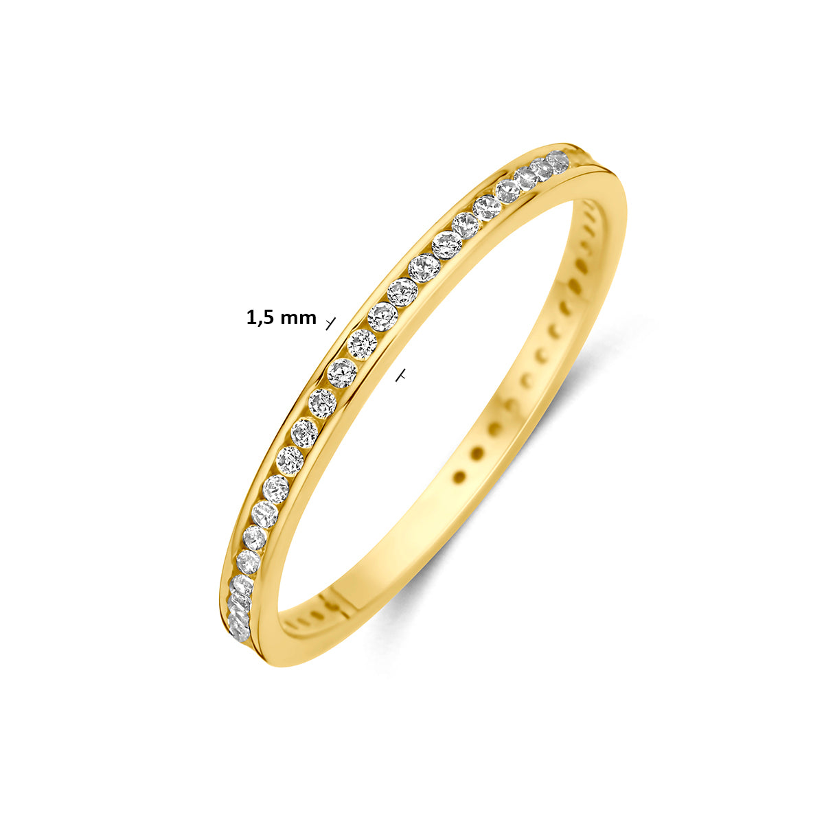 Fantasy Collection Ring zirkonia 9K geelgoud - afbeelding 5