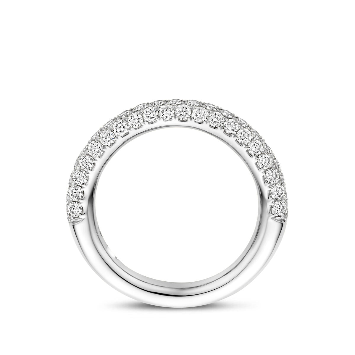Ring diamant 1.24ct h si 14K witgoud