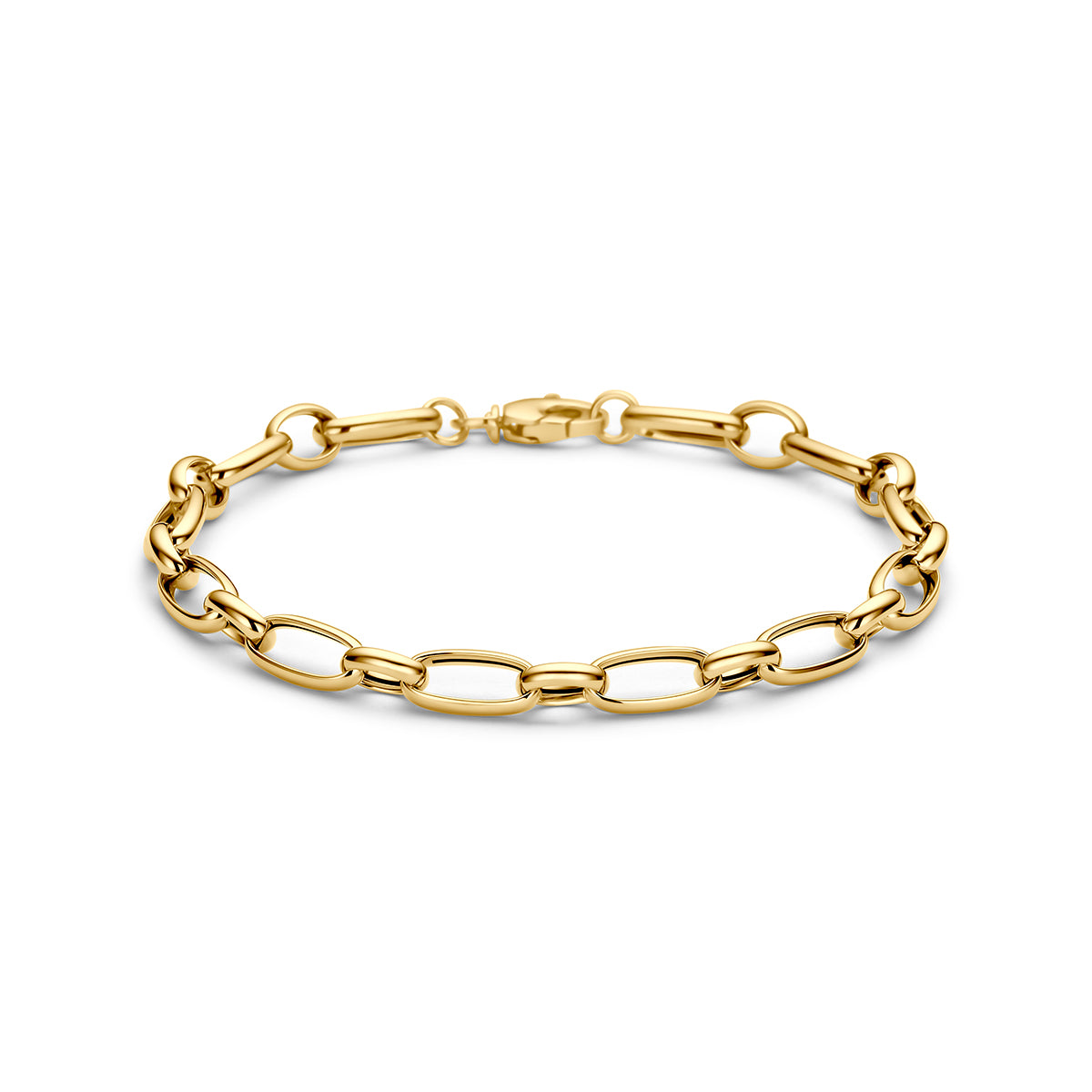 Fantasy Collection Armband 9K geelgoud 5,7 mm 19 cm