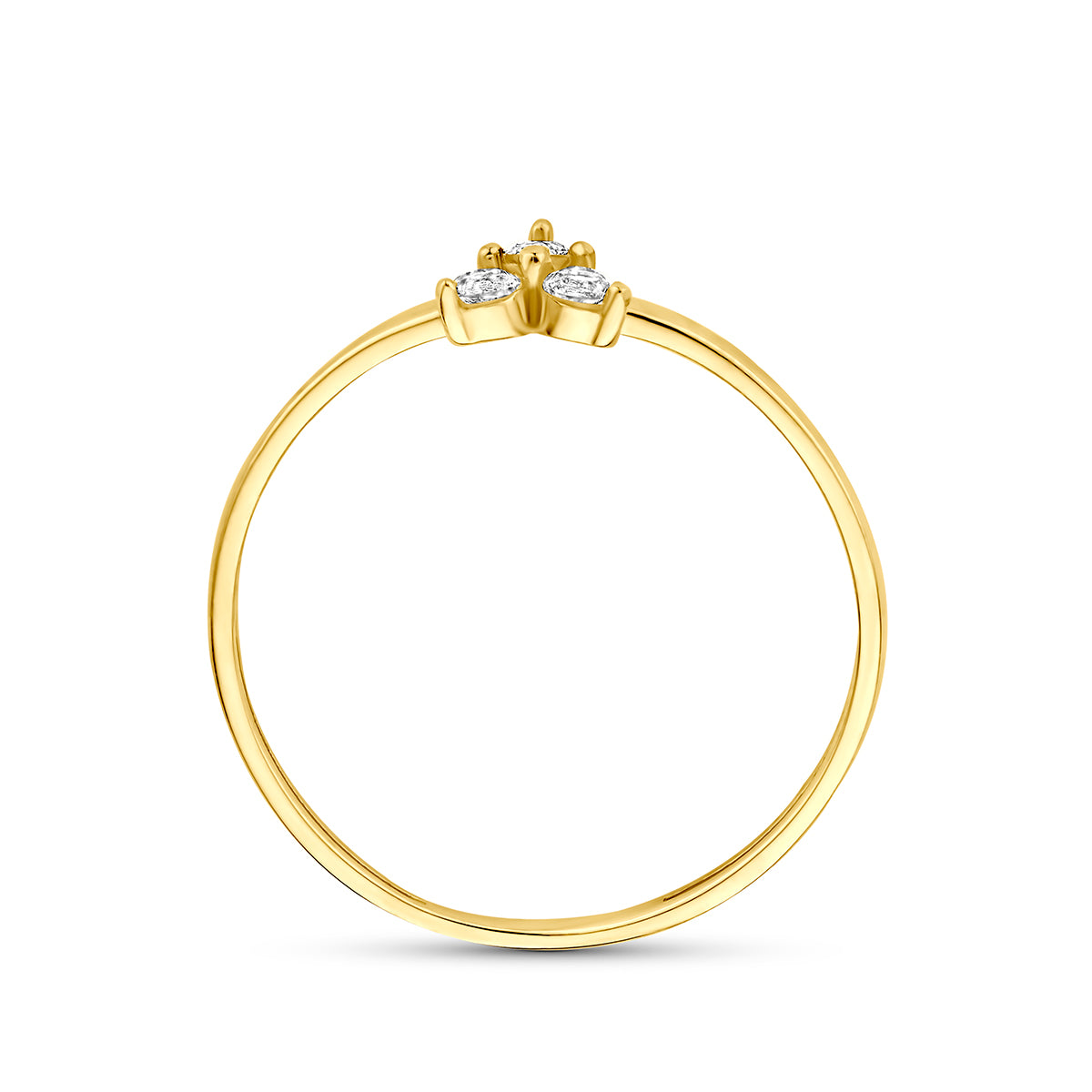 Fantasy Collection Ring zirkonia 9K geelgoud - afbeelding 3
