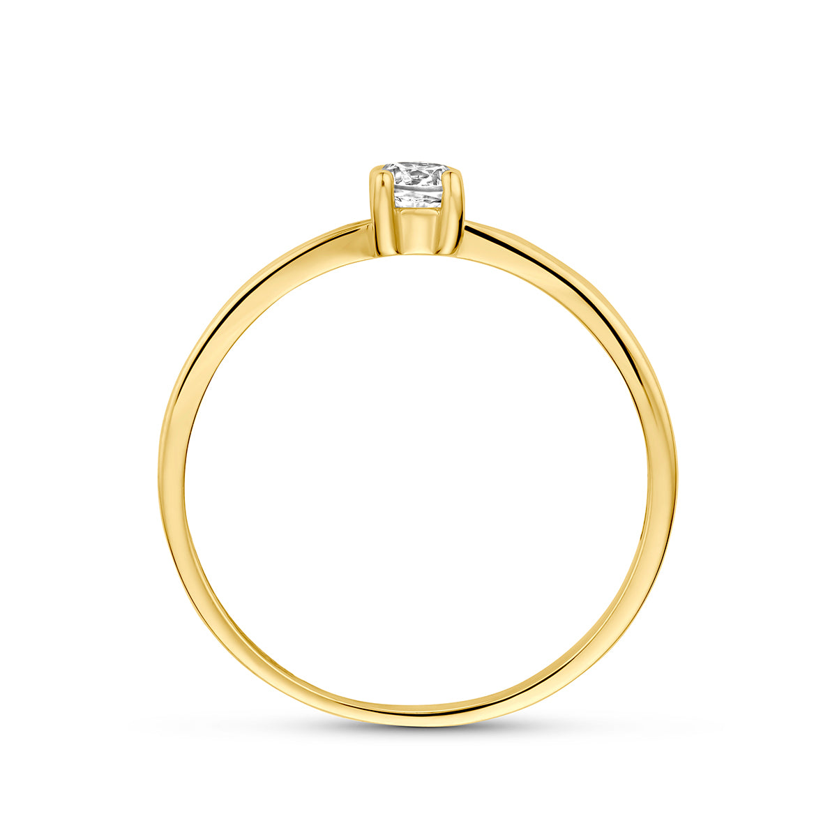 Fantasy Collection Ring zirkonia 9K geelgoud - afbeelding 3