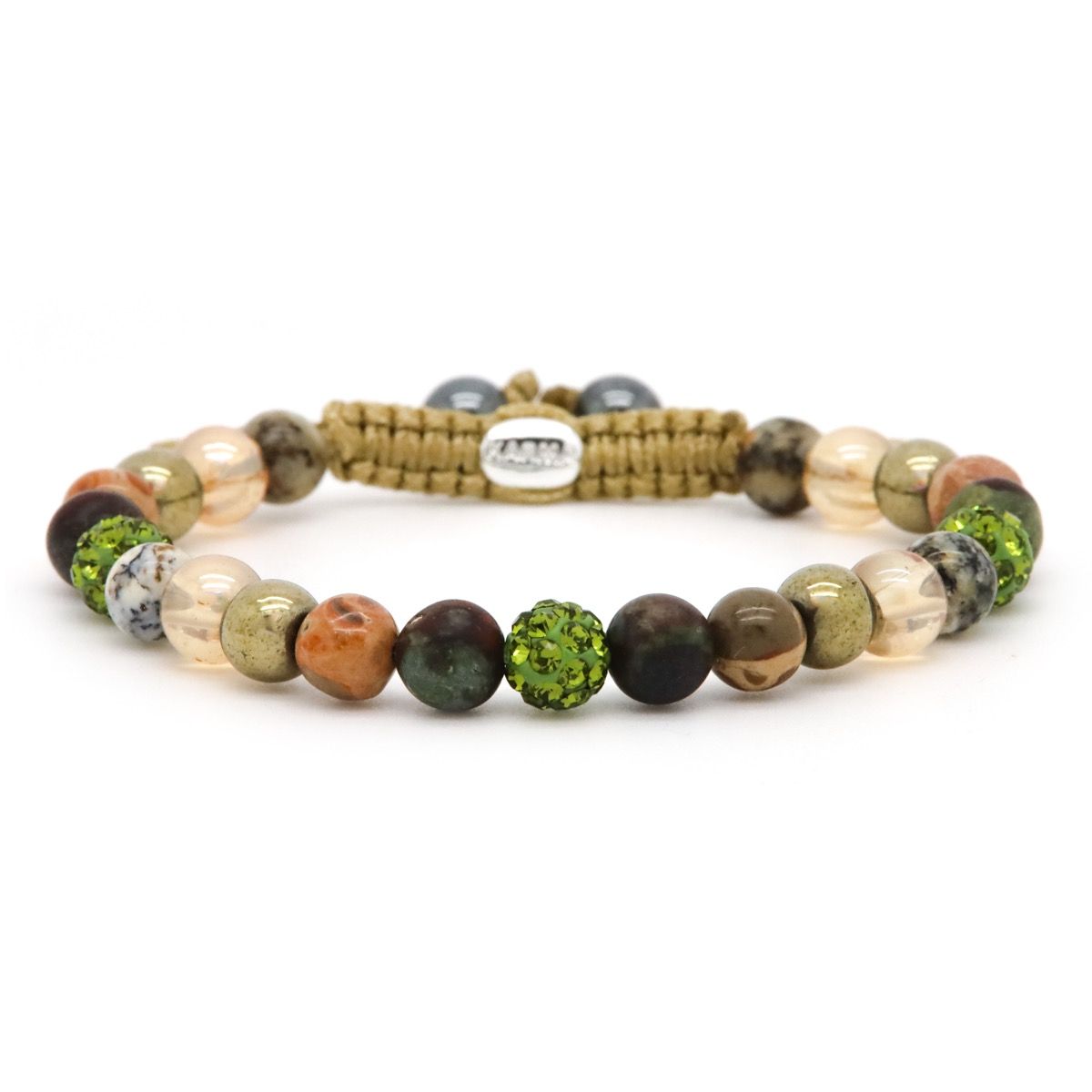 Karma armband Spiral Treasured memories XS (green crystal) 80029, exclusief en kwalitatief hoogwaardig. Ontdek nu!