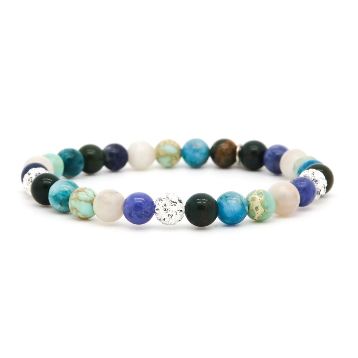 Karma armband Spiral ELSA XS Elastic (white crystal) 80035EL, exclusief en kwalitatief hoogwaardig. Ontdek nu!