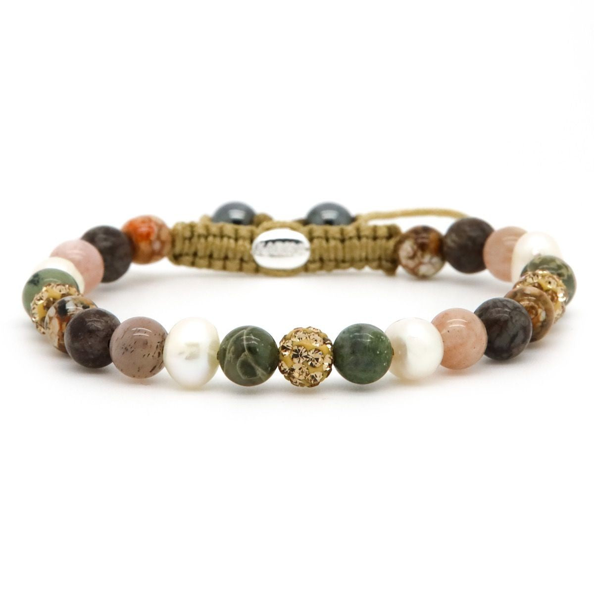 Karma armband Spiral Cup of tea XS (gold crystal) 80049 - PansiteNederland.nl