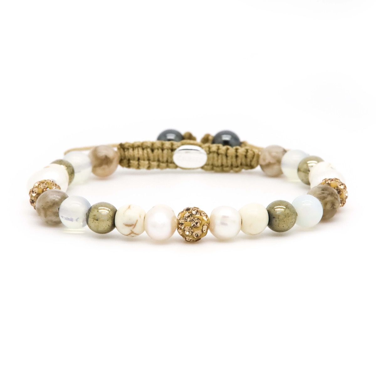 Karma armband Spiral STELLA XS (gold crystal) 80076 - PansiteNederland.nl