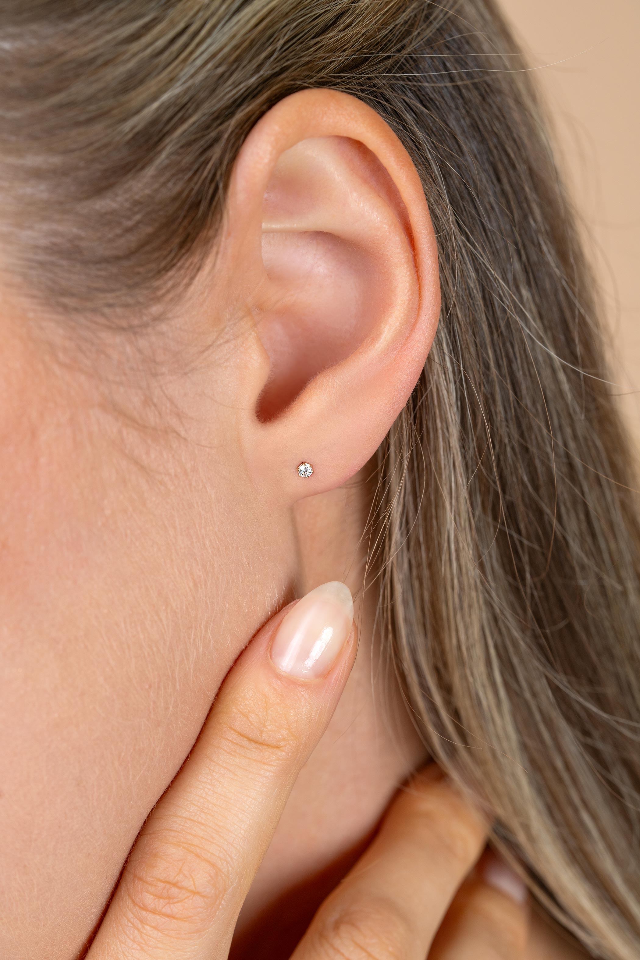 ZINZI 14K Gouden Oorbellen ZGO563 wit