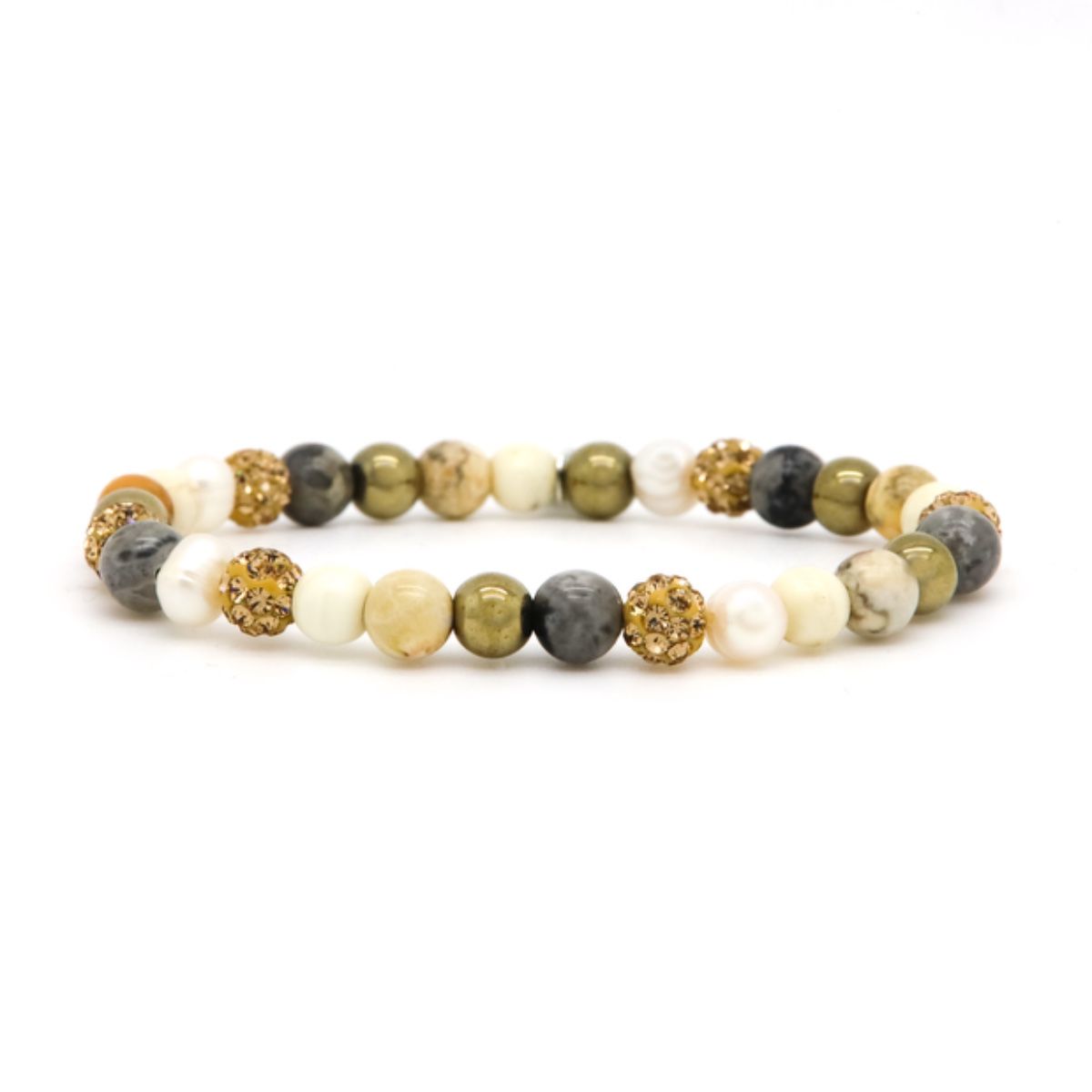 Karma Armband Spiral SIERRA XS Elastic (gold crystal) 80143EL